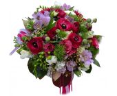 Букет и бутоньерка, комплект № 1